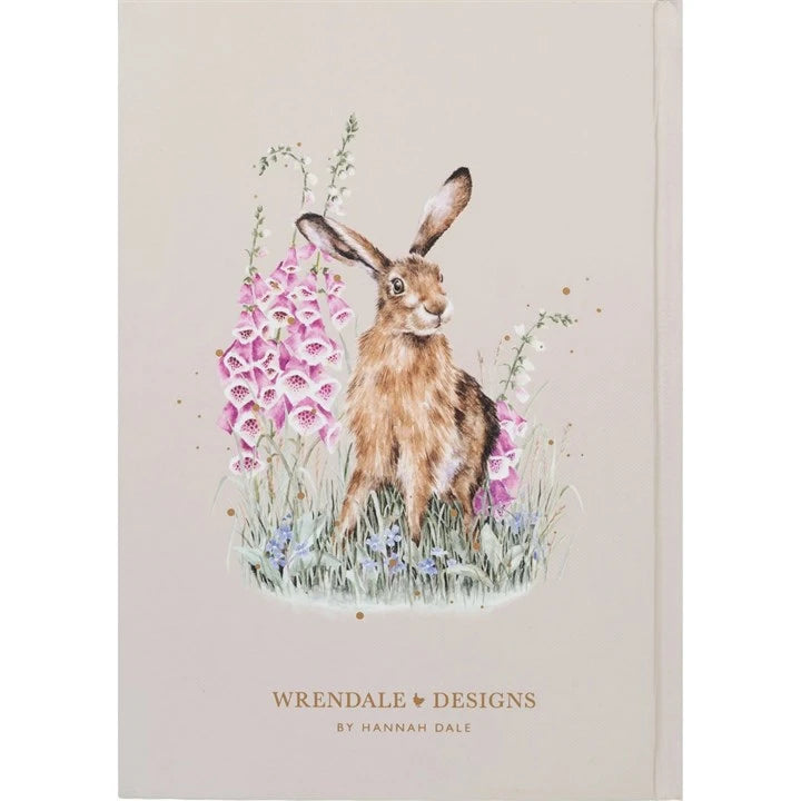Wrendale Designs Highland Cows 2027 A5 day-a-page hardback diary featuring two calves in heather by Hannah Dale