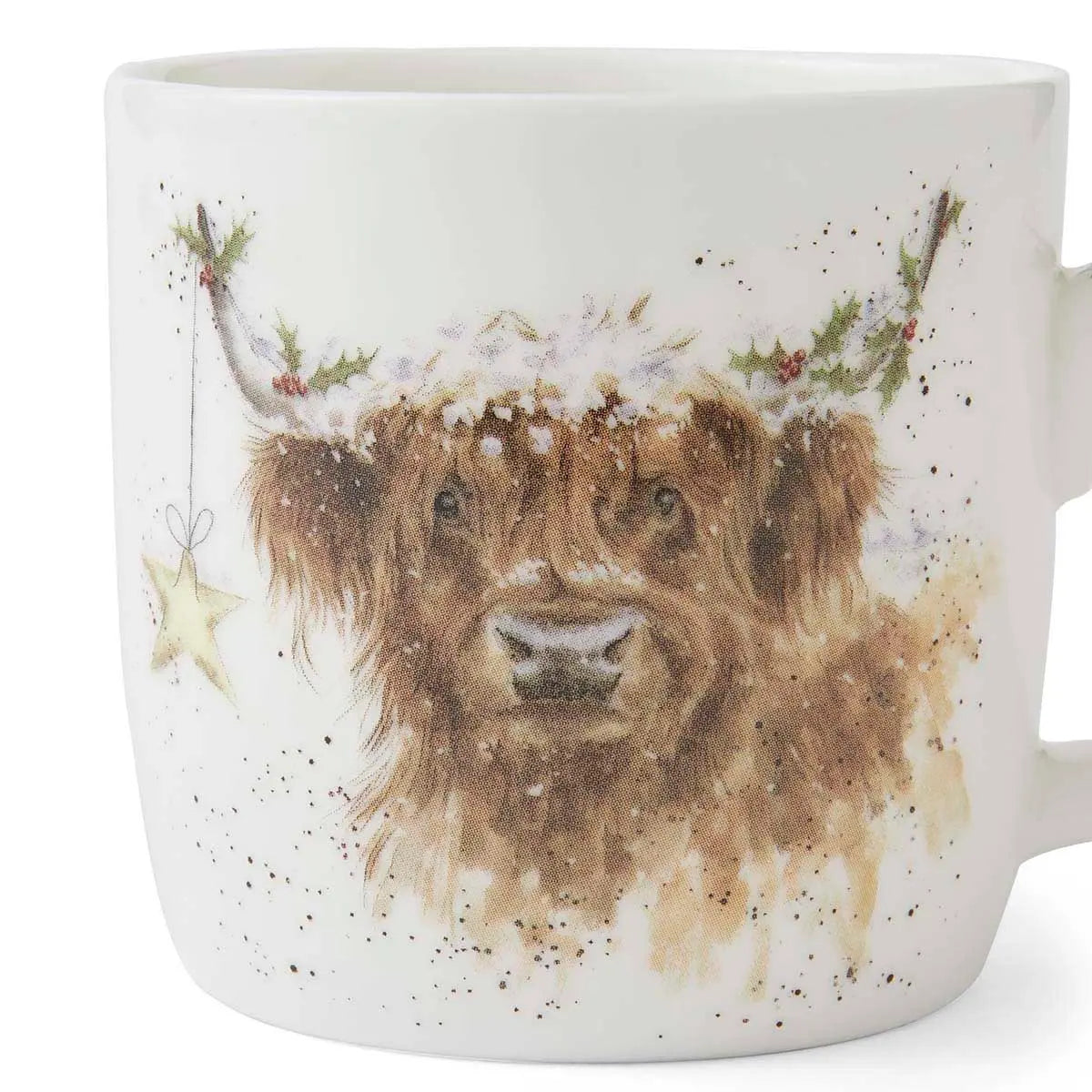 Wrendale Highland Star Cow Mug