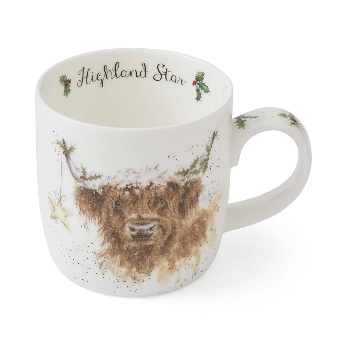 Wrendale Highland Star Cow Mug