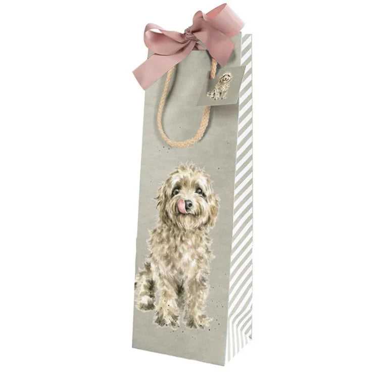 Wrendale Labradoodle Bottle Gift Bag
