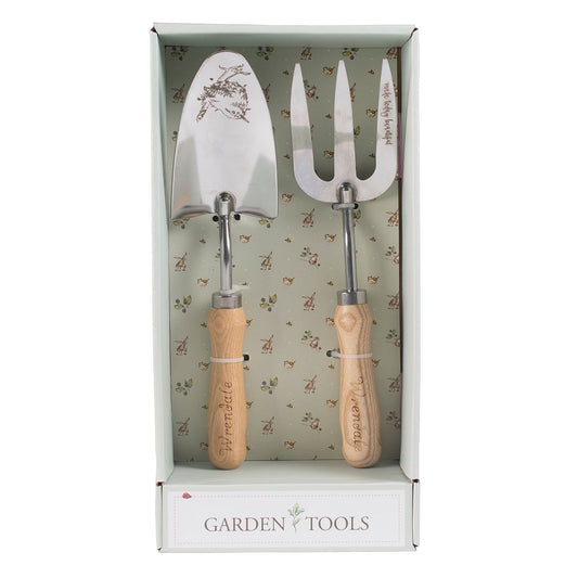 Wrendale Make Today Beautiful Wren Design Fork and Trowel Set