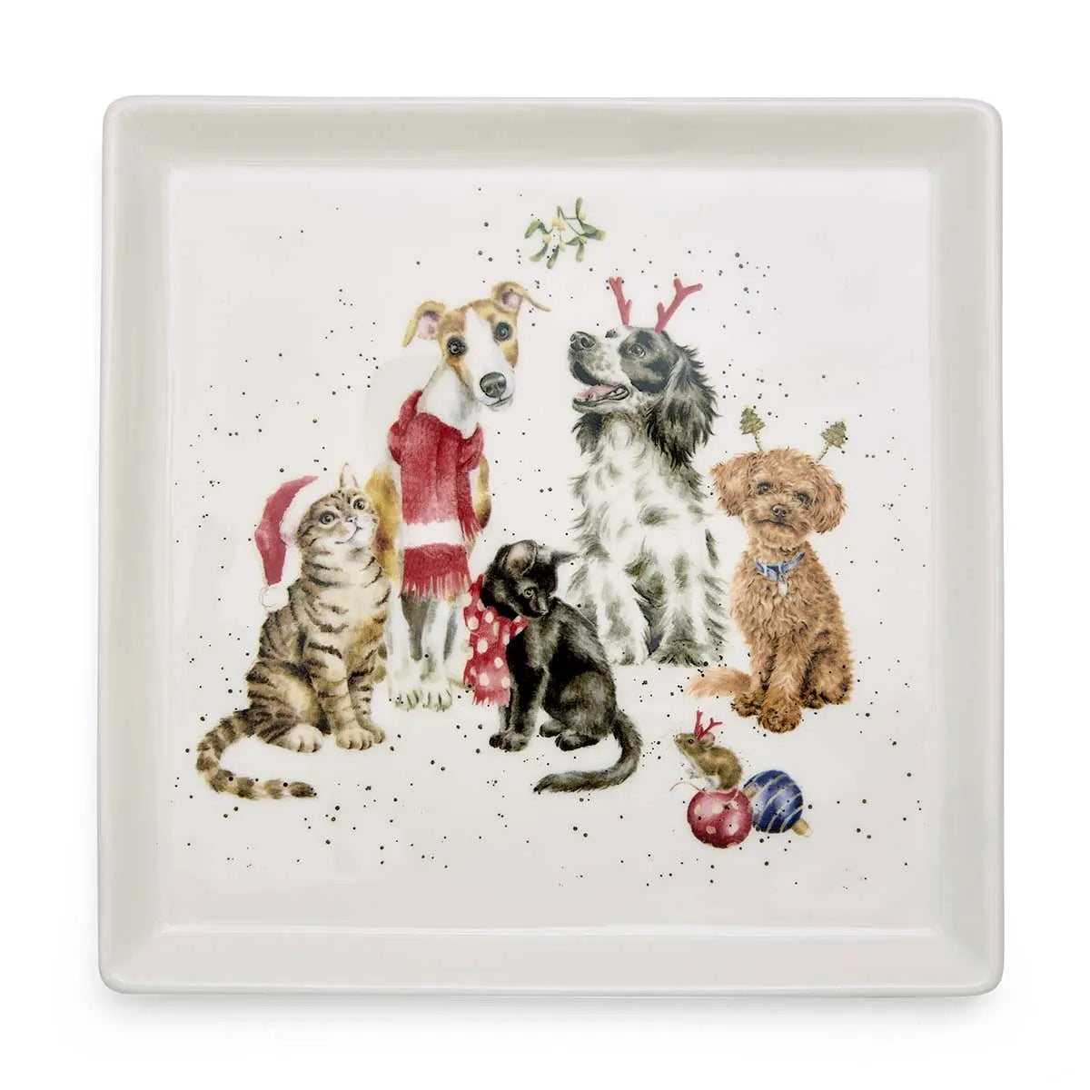 Wrendale Office Party Square Plate