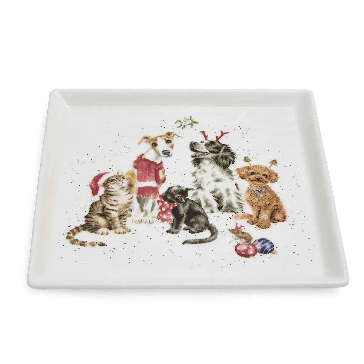 Wrendale Office Party Square Plate