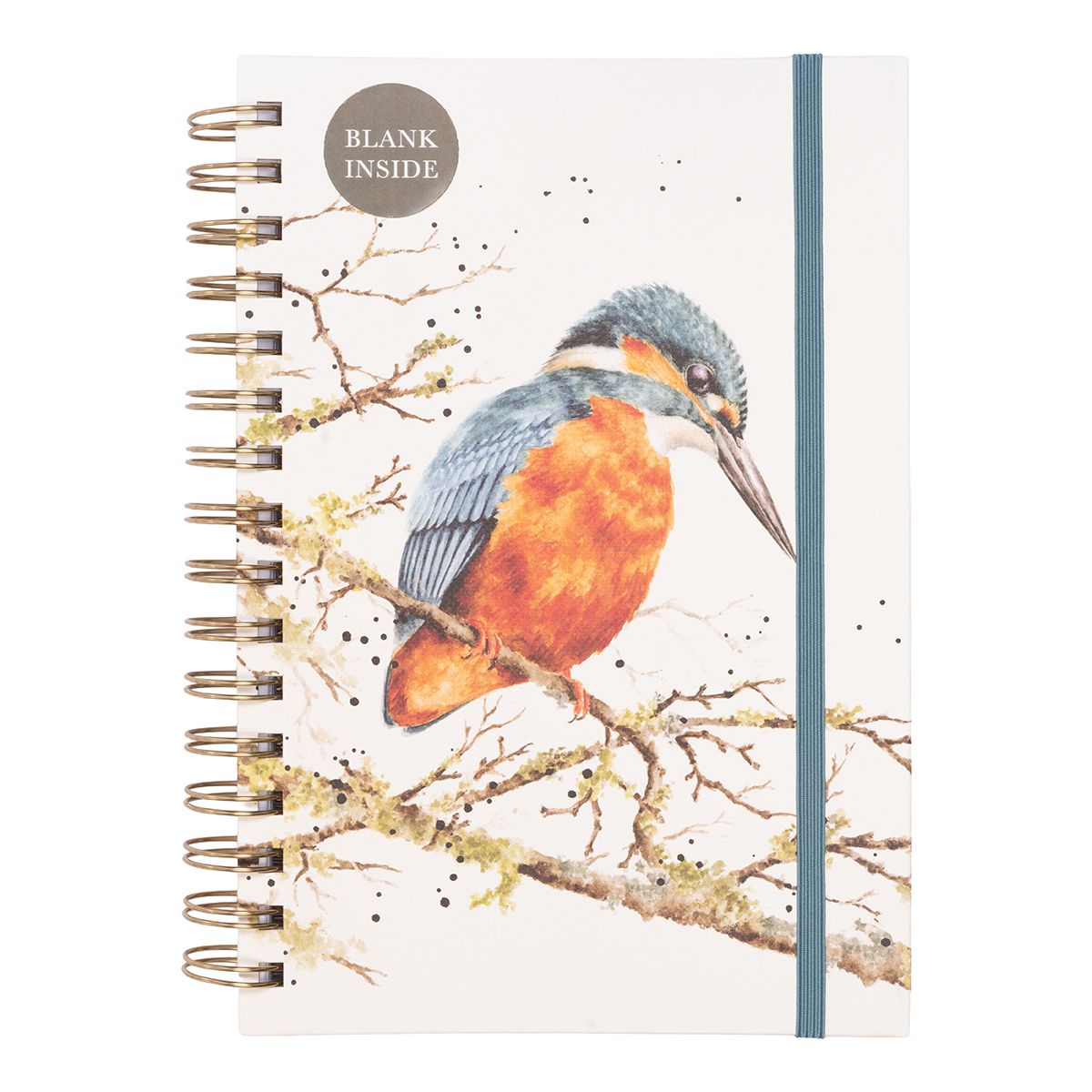 Wrendale Pond Dipping Kingfisher Blank Notebook