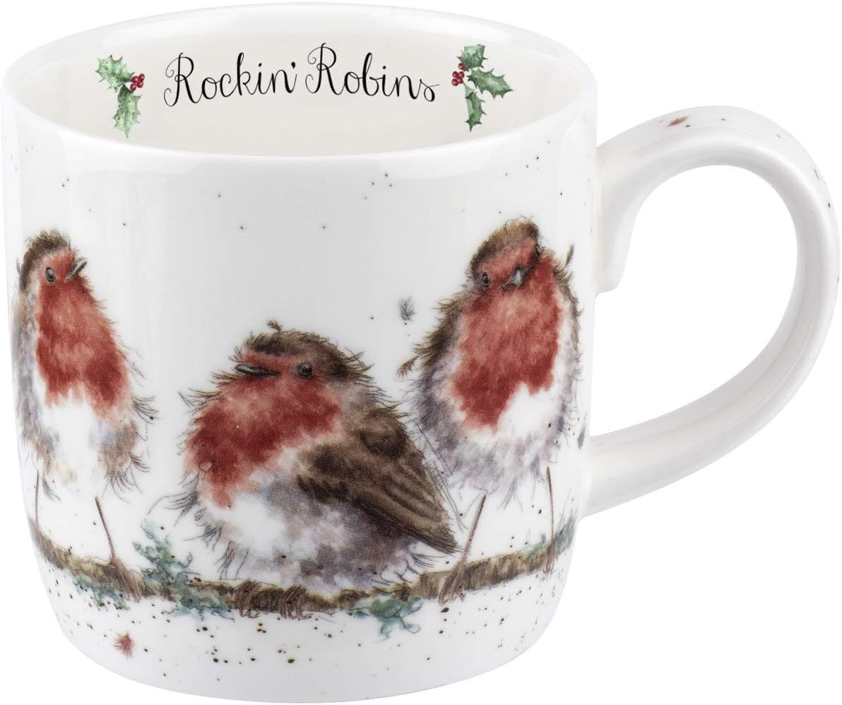 Wrendale Rockin Robins Mug