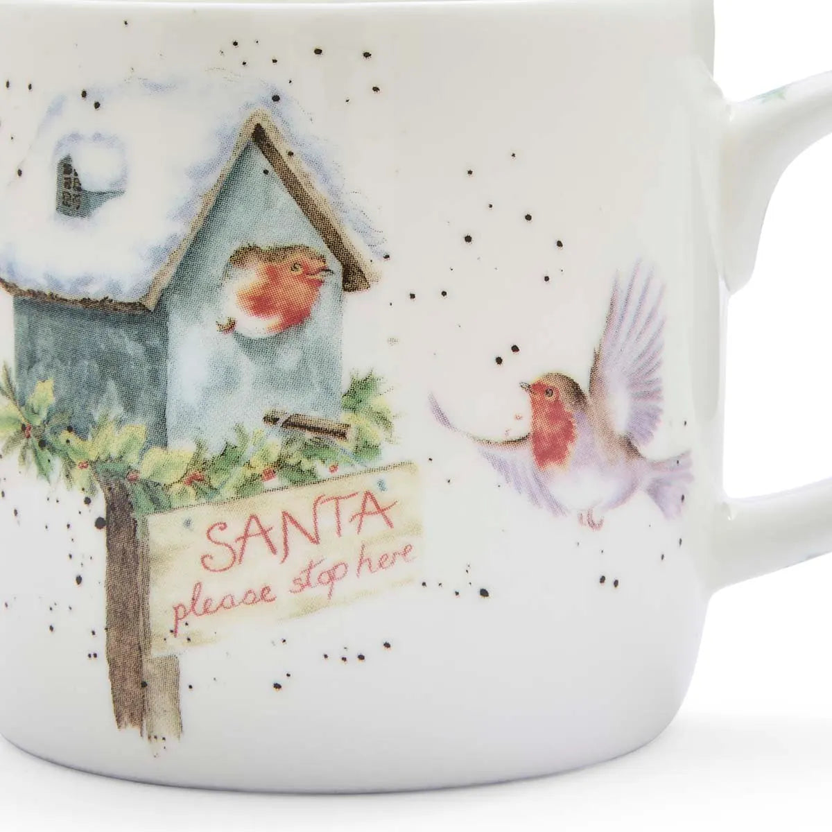 Wrendale Santa Stop Here Mug