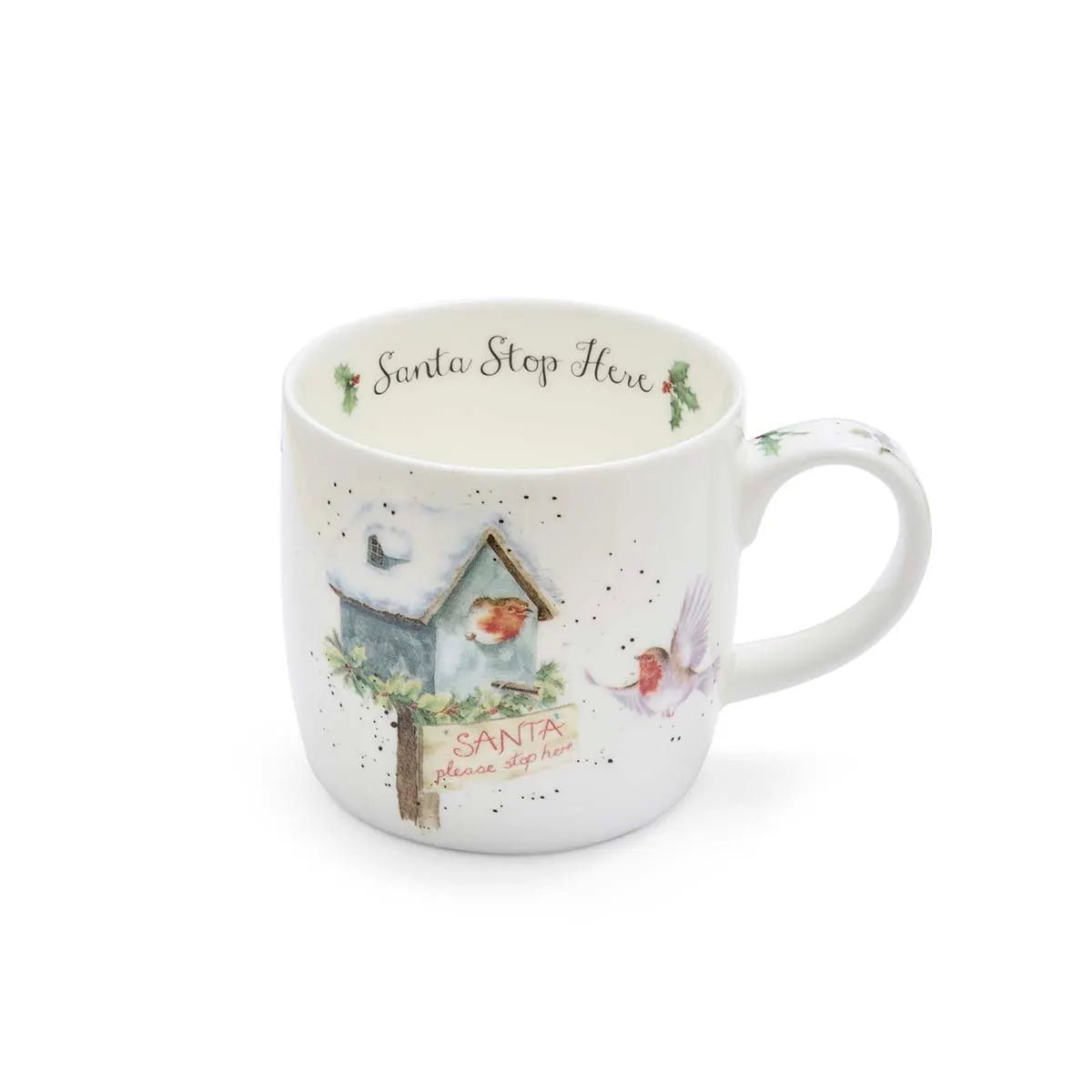 Wrendale Santa Stop Here Mug