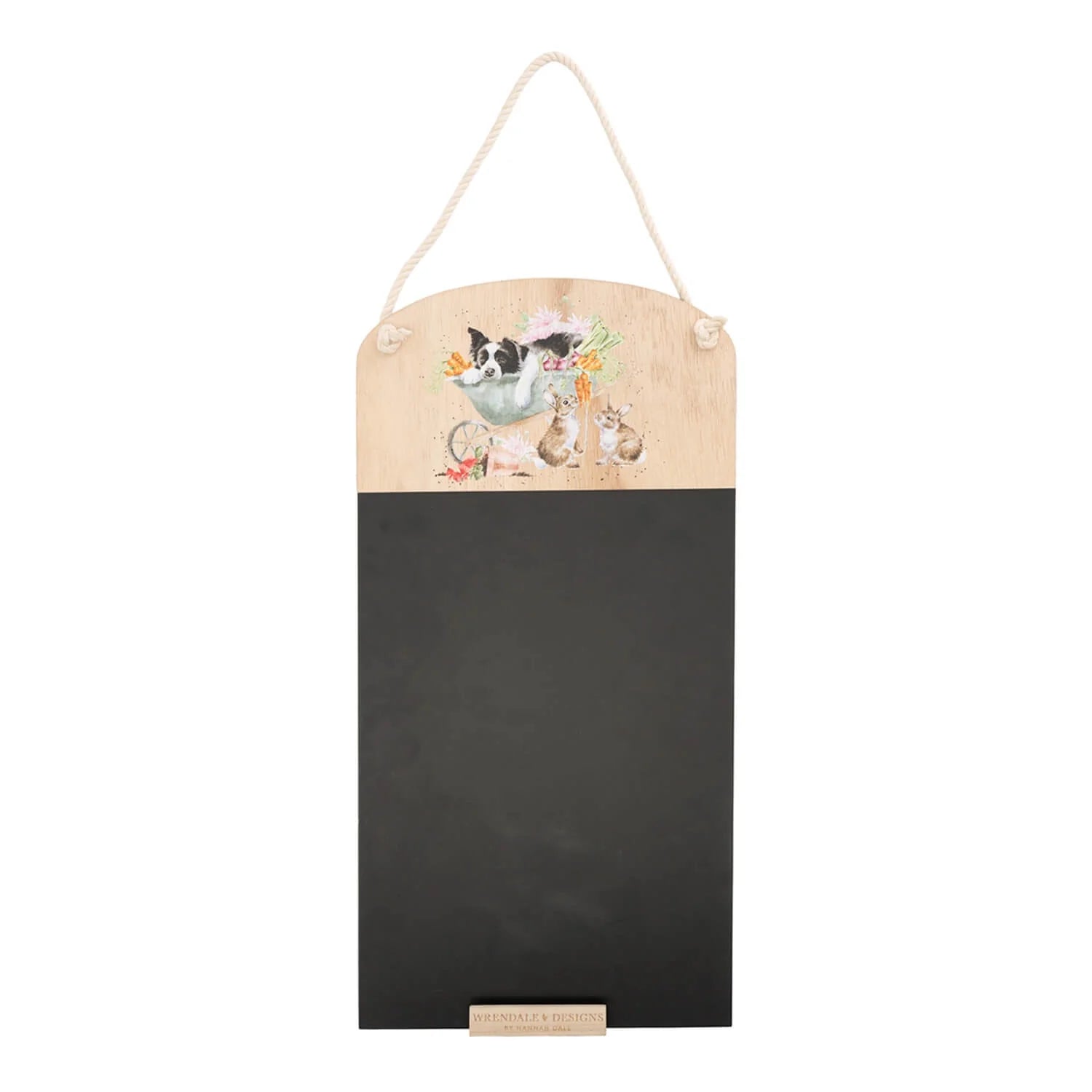 Wrendale Sleeping On The Job Border Collie Chalkboard