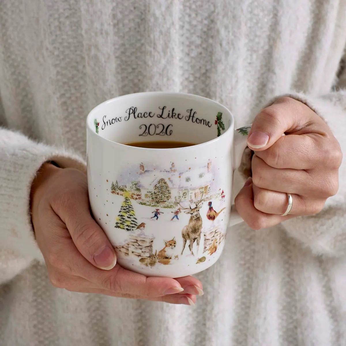 Wrendale Snow Place Like Home 2026 Annual Mug
