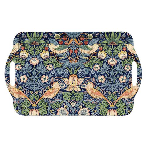 Pimpernel Morris & Co Strawberry Thief Blue Large Handled Tray