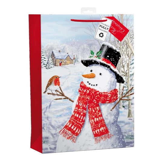 Design Group Snowman Extra Large Christmas Gift Bag