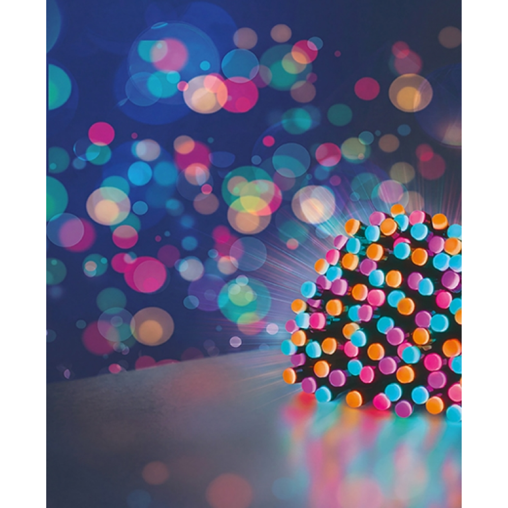 Premier 360 multi action rainbow LED berrylights string with automatic timer