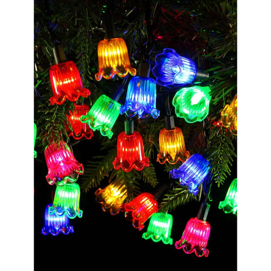 NOMA 20 classic Canterbury Belles battery operated string lights for indoor Christmas decoration
