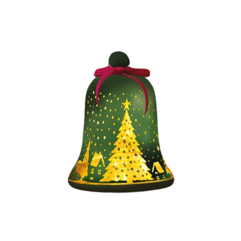 Smart Garden WonderBell LED festive hanging bell light display illuminated indoors
