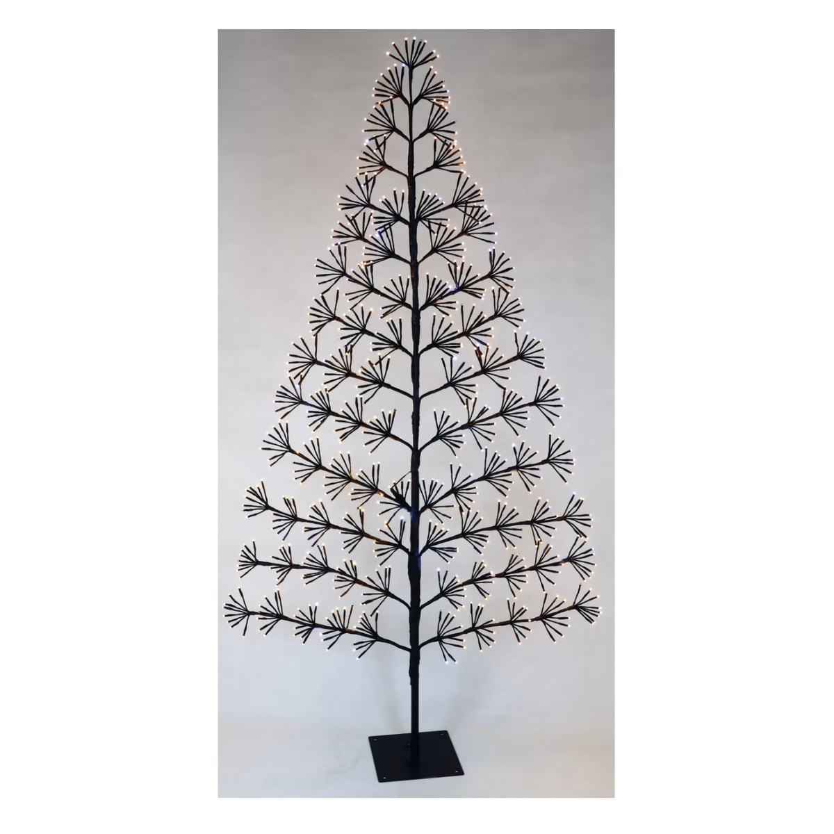 Woodlodge 180cm cosmic starburst tree feature light with black branches and warm micro LEDs