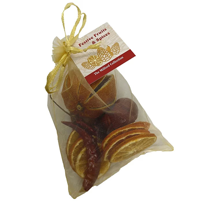 Milford Collection Festive Fruits Fragrance Bag