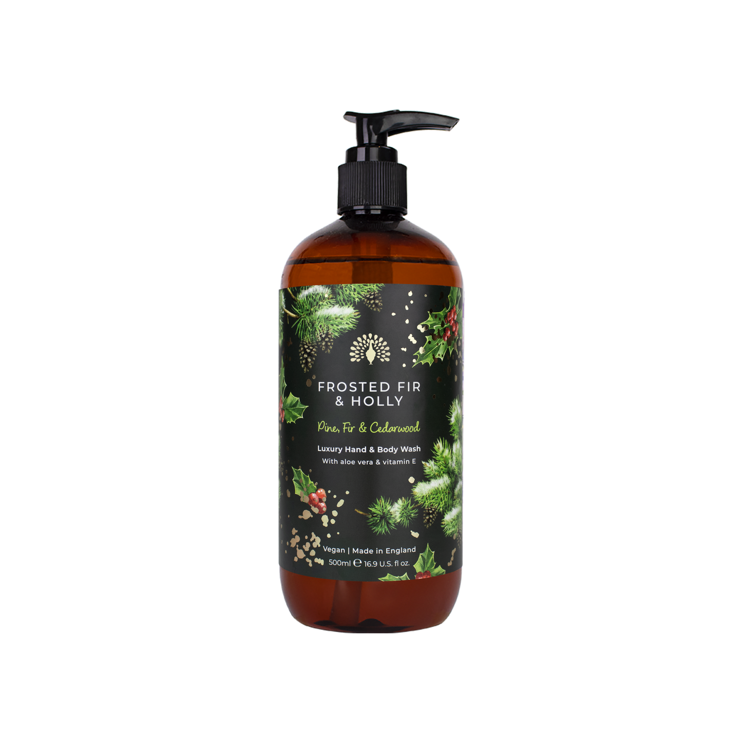 English Soap Company Christmas Tidings Frosted Fir & Holly Hand Wash