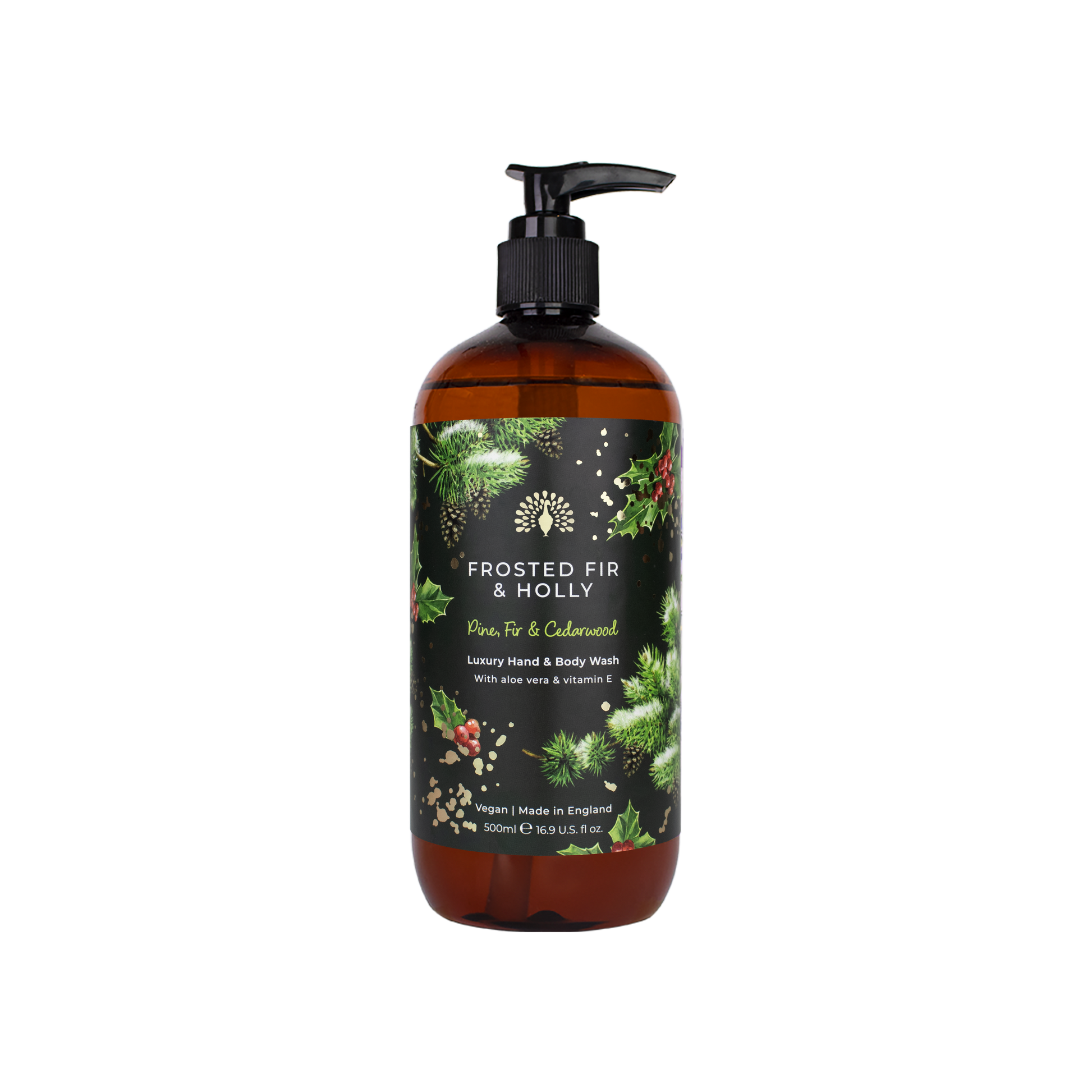 English Soap Company Christmas Tidings Frosted Fir & Holly Hand Wash