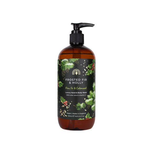 English Soap Company Christmas Tidings Frosted Fir & Holly Hand Wash