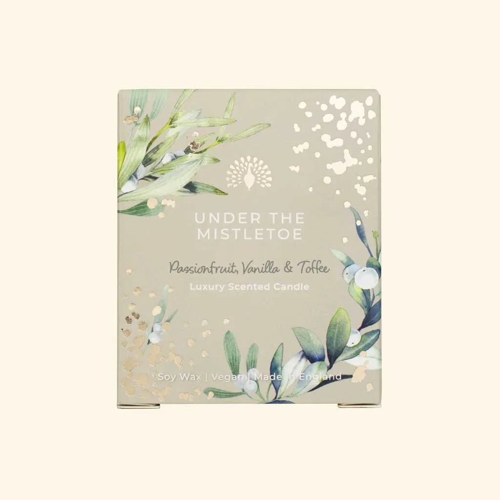English Soap Company Soy Wax Candle Under the Mistletoe
