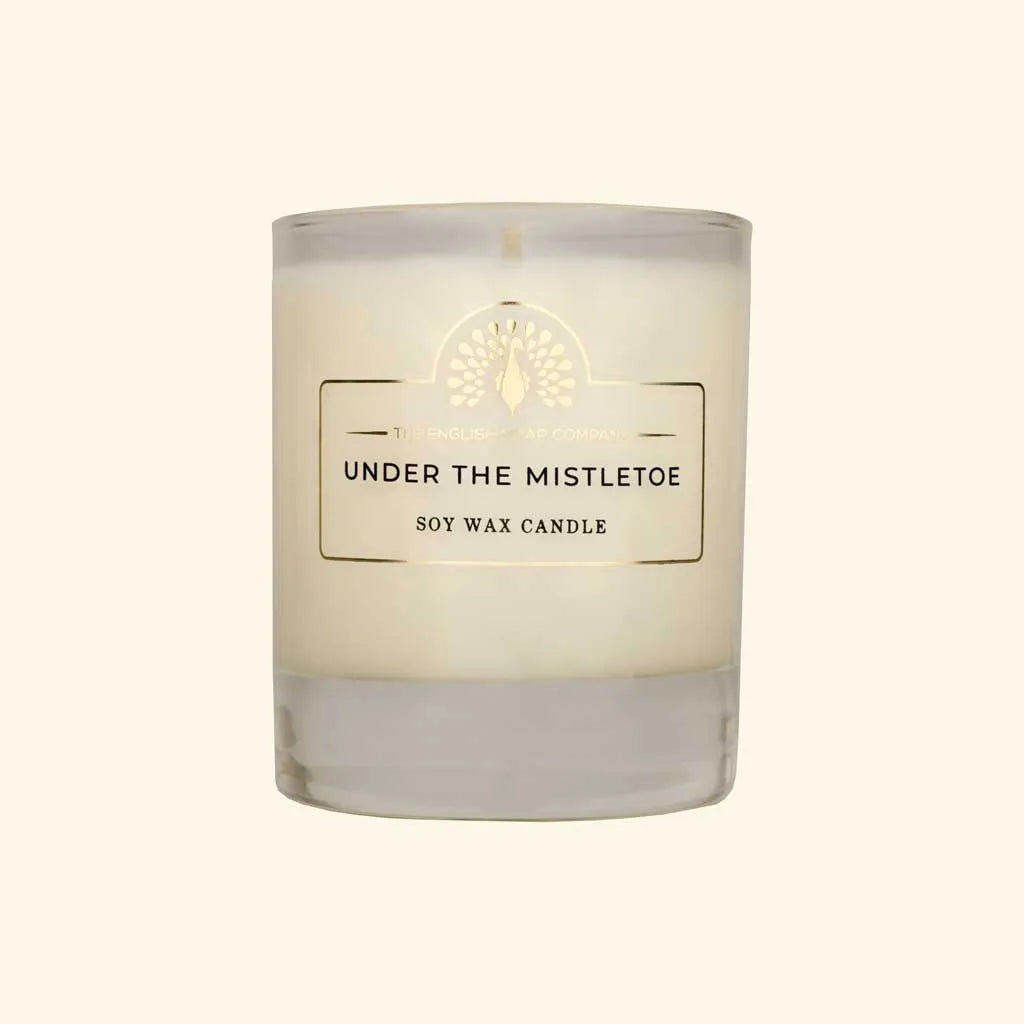 English Soap Company Soy Wax Candle Under the Mistletoe