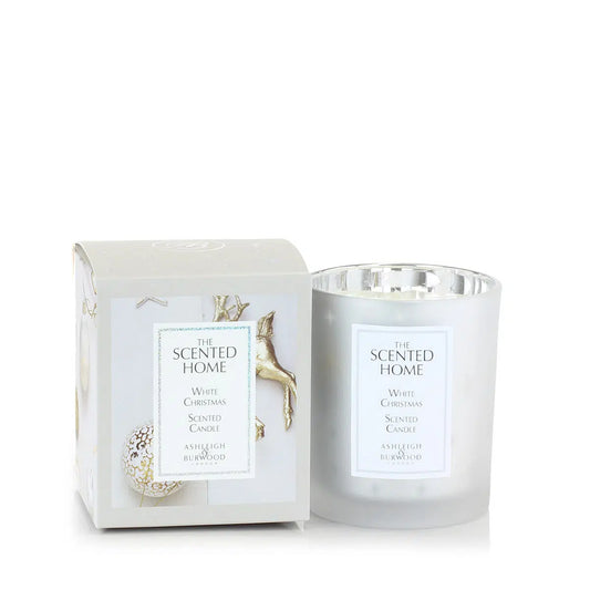 Ashleigh & Burwood Scented Home White Christmas Candle Jar