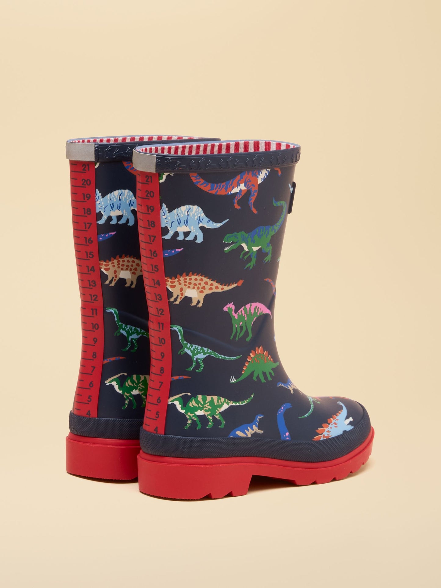 Joules Boys Printed Dinosaur Wellies