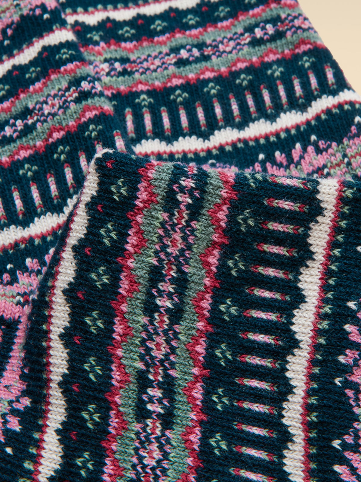 Joules Lucille Women's Fair Isle Cotton Socks