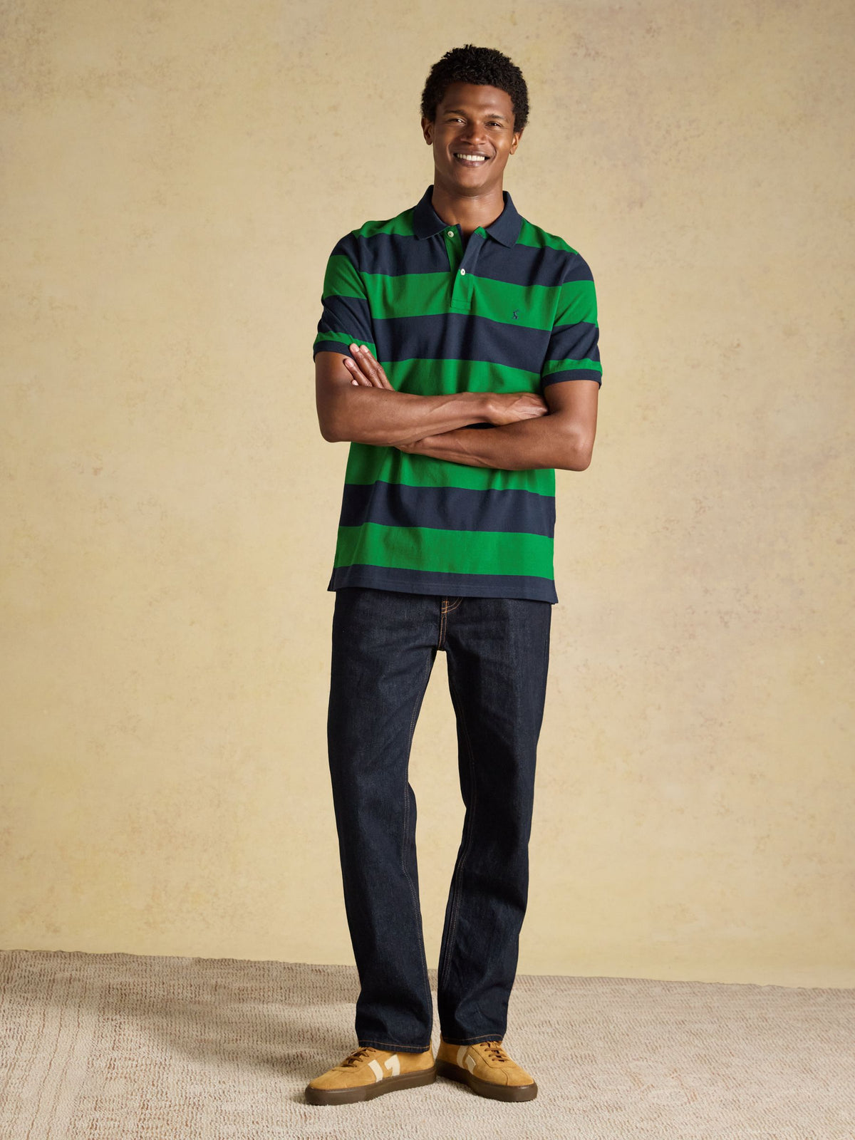 Joules Woody Stripe Polo Shirt
