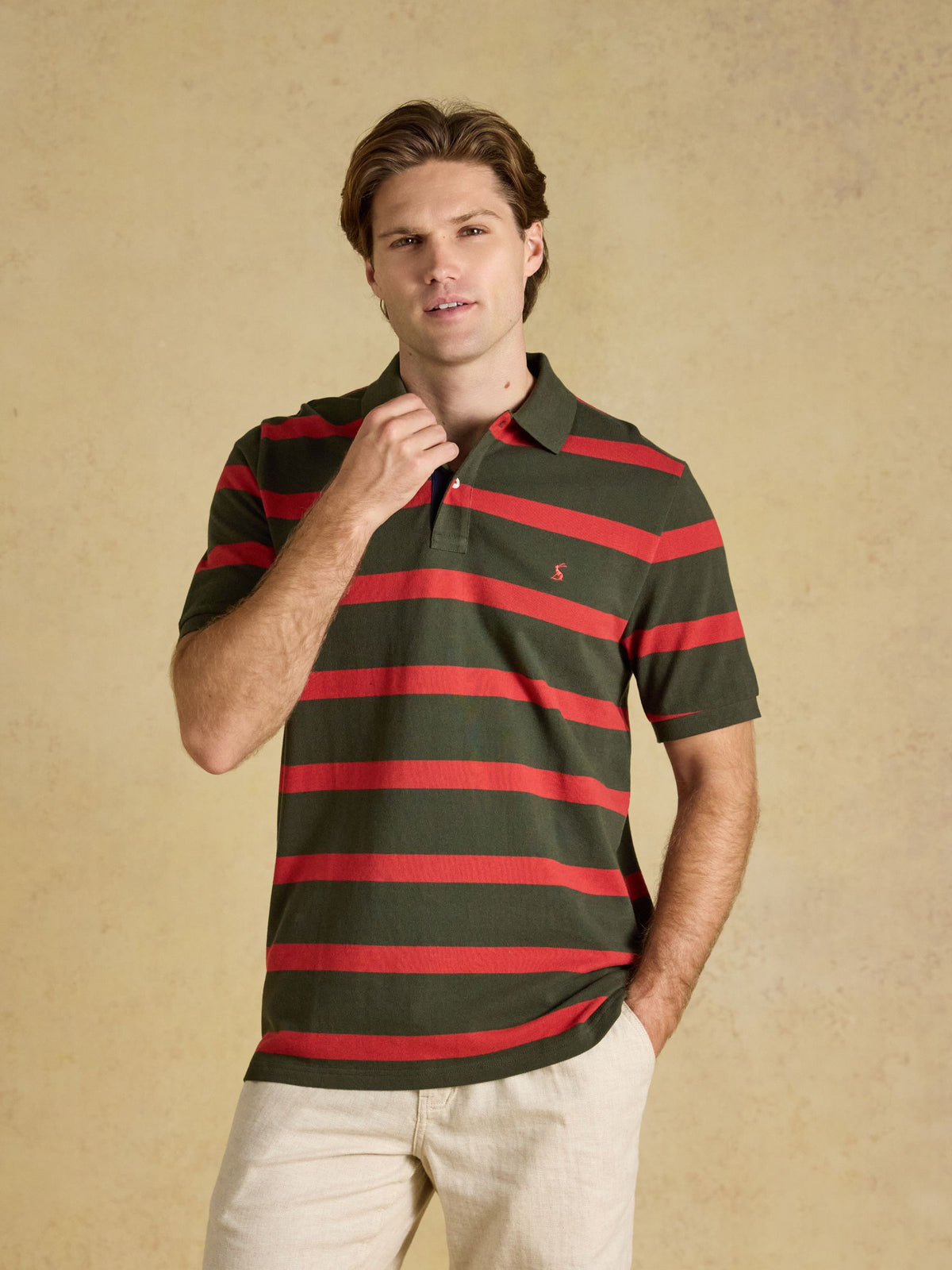 Joules Woody Stripe Polo Shirt