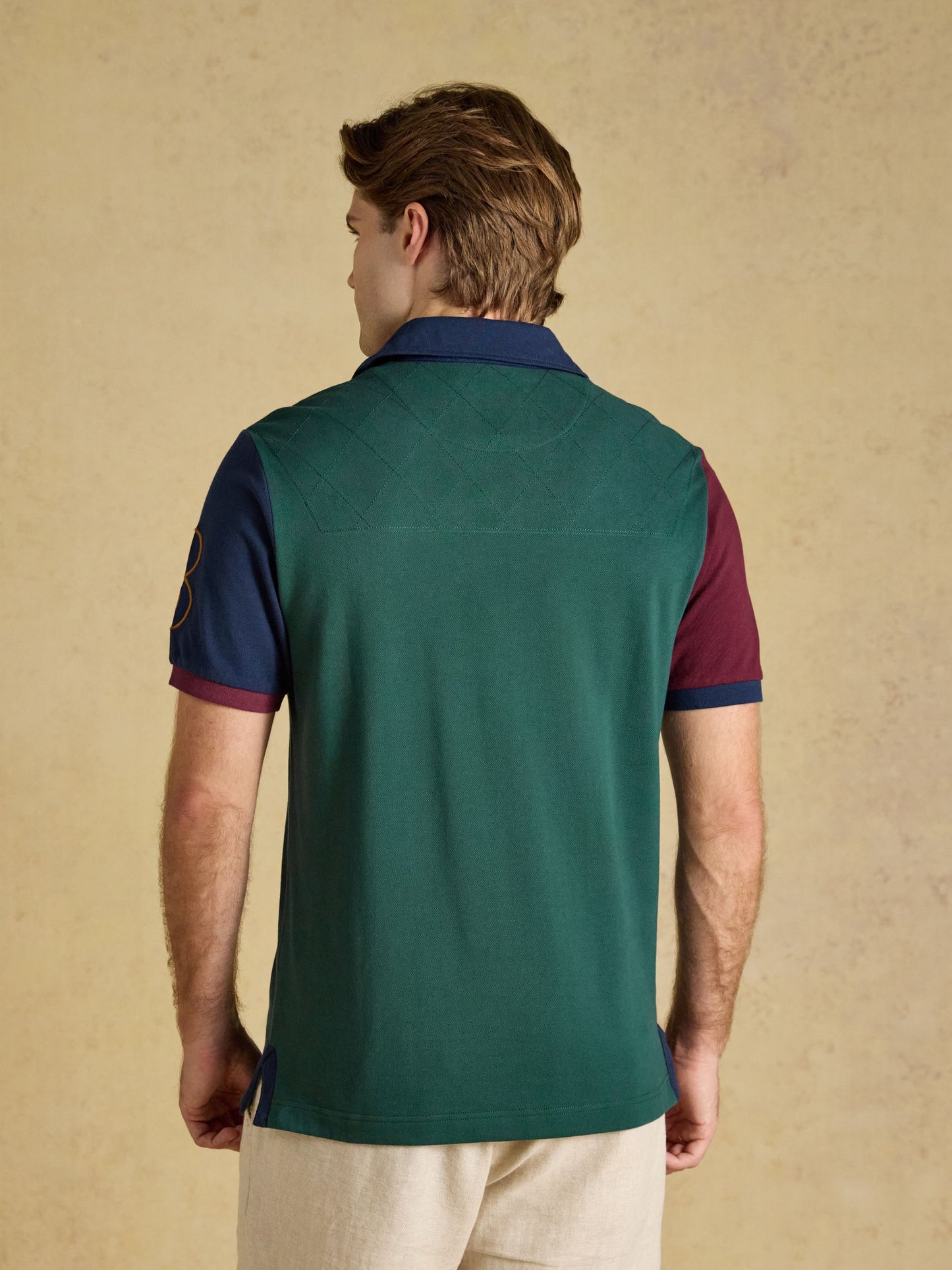 Joules Woody Embellished Cotton Pique Polo Shirt
