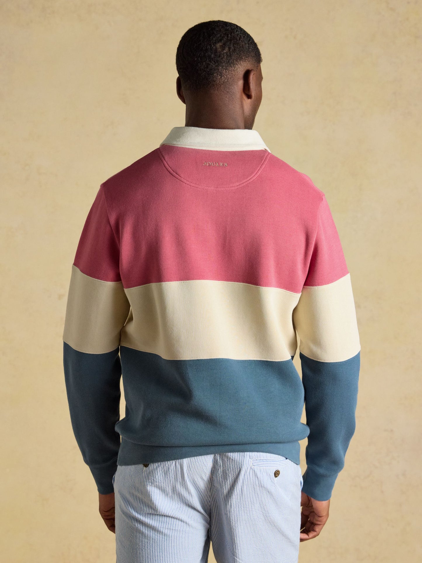 Joules French Rib Long Sleeve Rugby Shirt