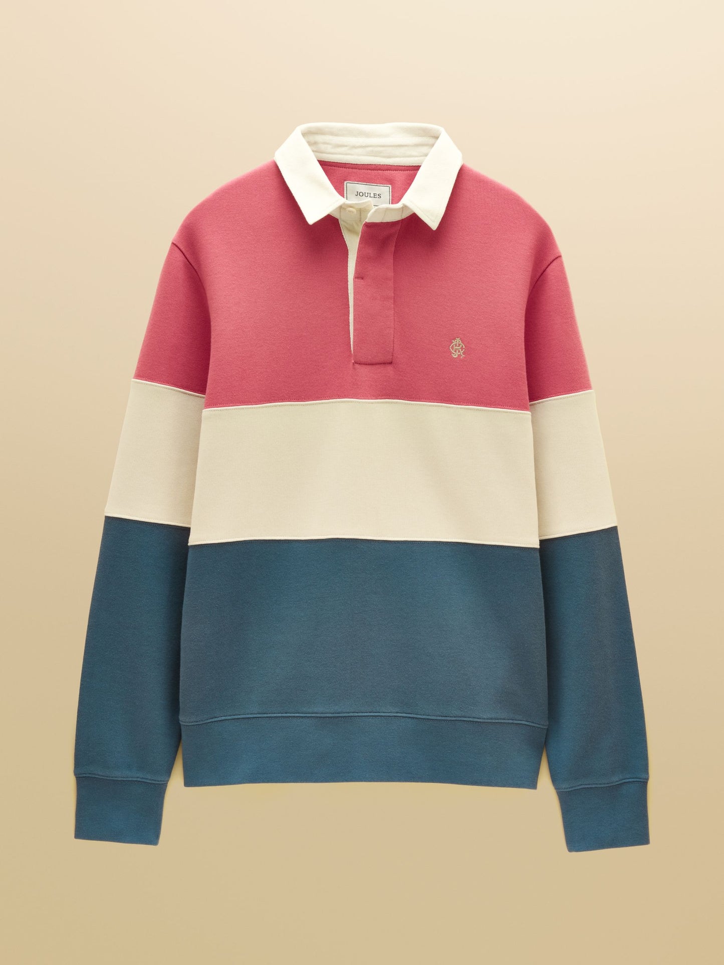 Joules French Rib Long Sleeve Rugby Shirt