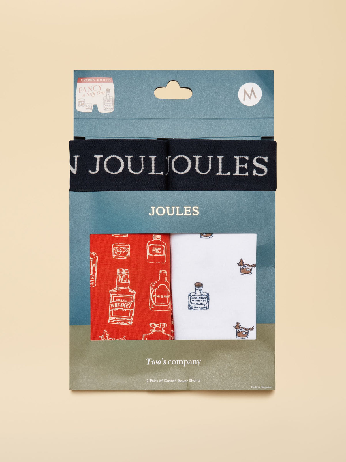 Joules Crown Joules Cotton Boxers 2 Pack