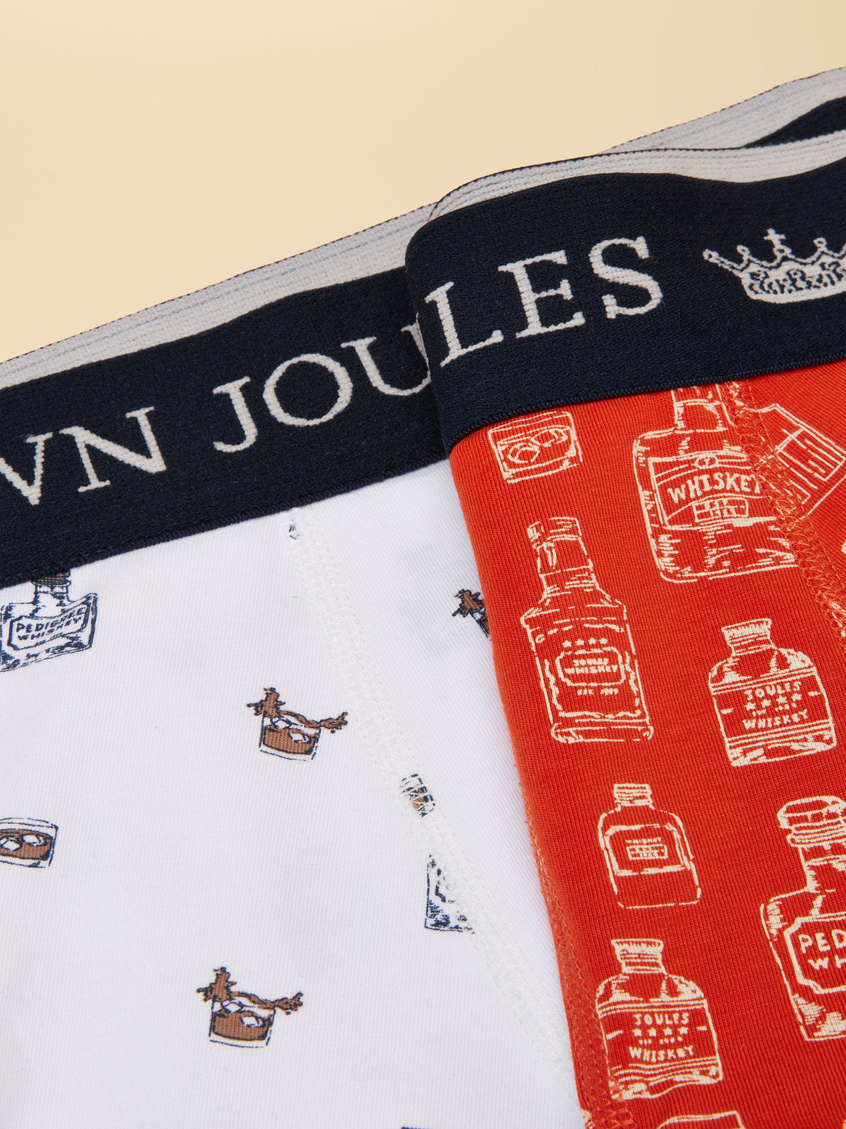 Joules Crown Joules Cotton Boxers 2 Pack