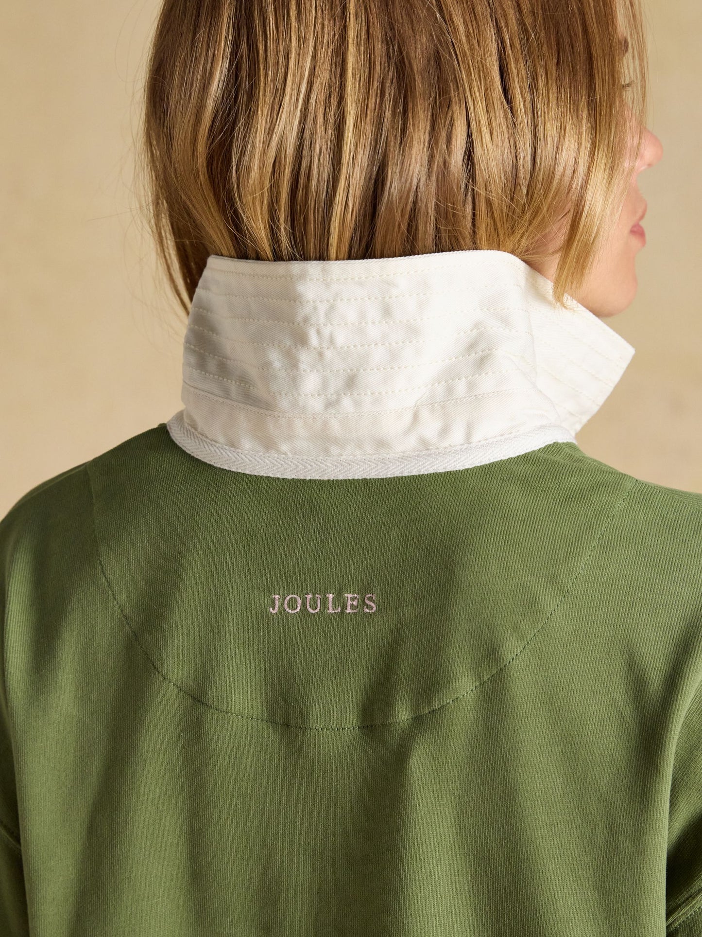 Joules Long Sleeve Cotton Collared Rugby Deckshirt