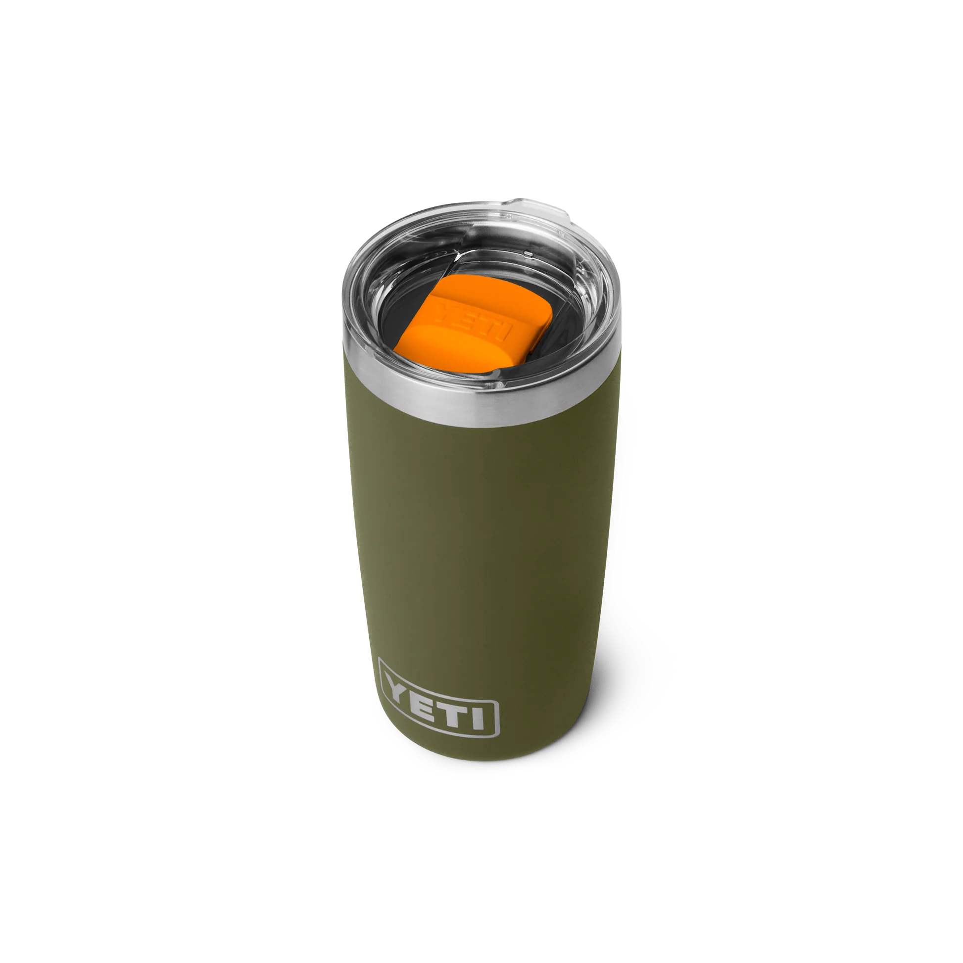YETI Rambler 10 oz (295 ml) Tumbler with MagSlider Lid - Olive King Crab Orange