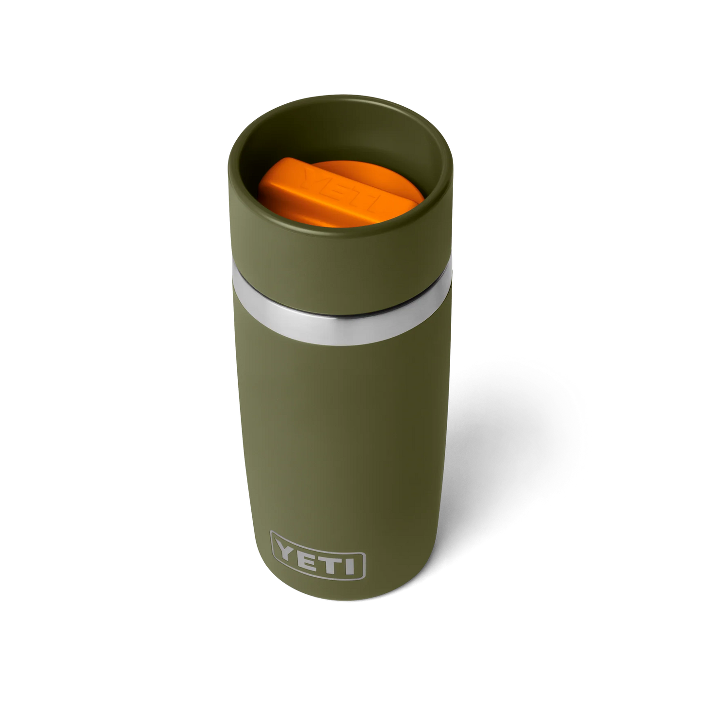 YETI Rambler 12 oz (355ml) Travel Bottle with Commuter Cap - Olive King Crab Orange
