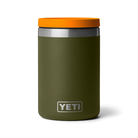 YETI Rambler 16 oz (473 ml) Insulated Food Jar - Olive King Crab Orange