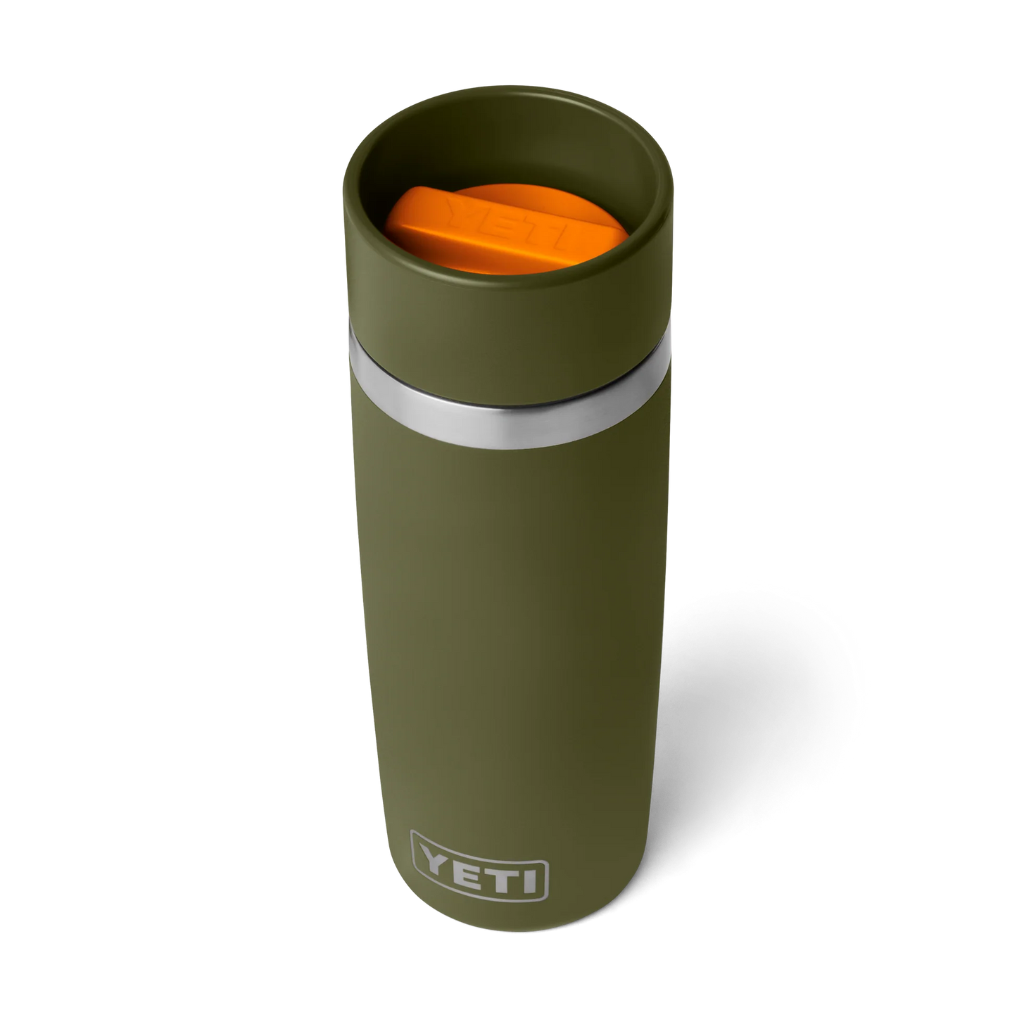 YETI Rambler 16oz (473 ml) Travel Bottle Commuter Cap - Olive King Crab Orange