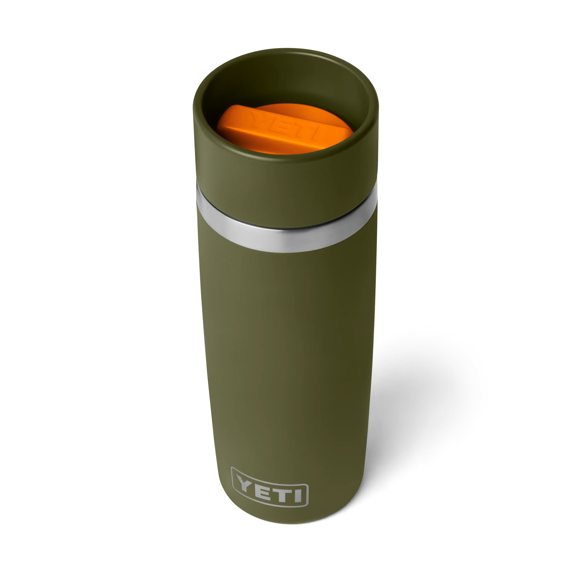 YETI Rambler 16oz (473 ml) Travel Bottle Commuter Cap - Olive King Crab Orange