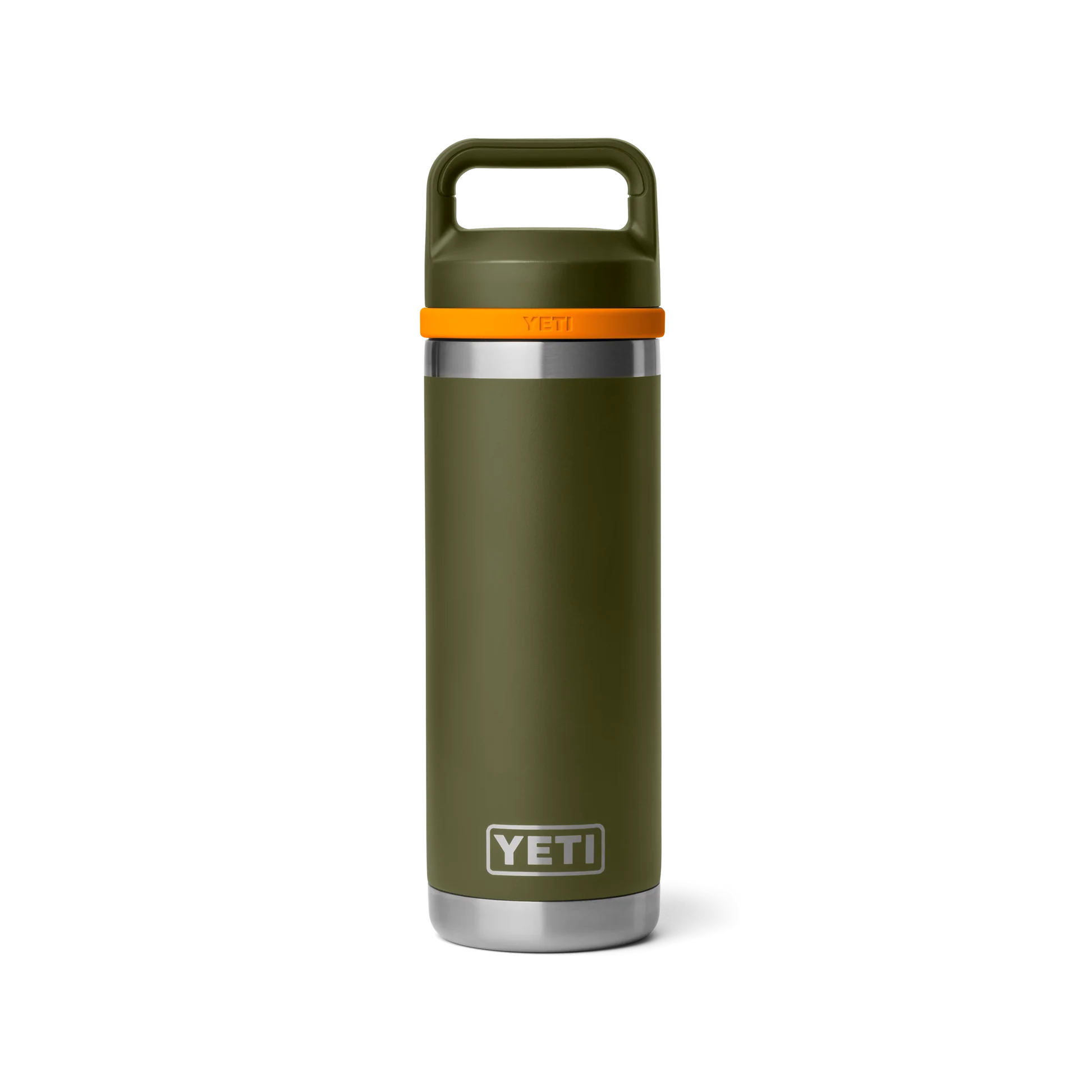 YETI Rambler 18 oz (532ml) Bottle with Chug Cap - Olive King Crab Orange