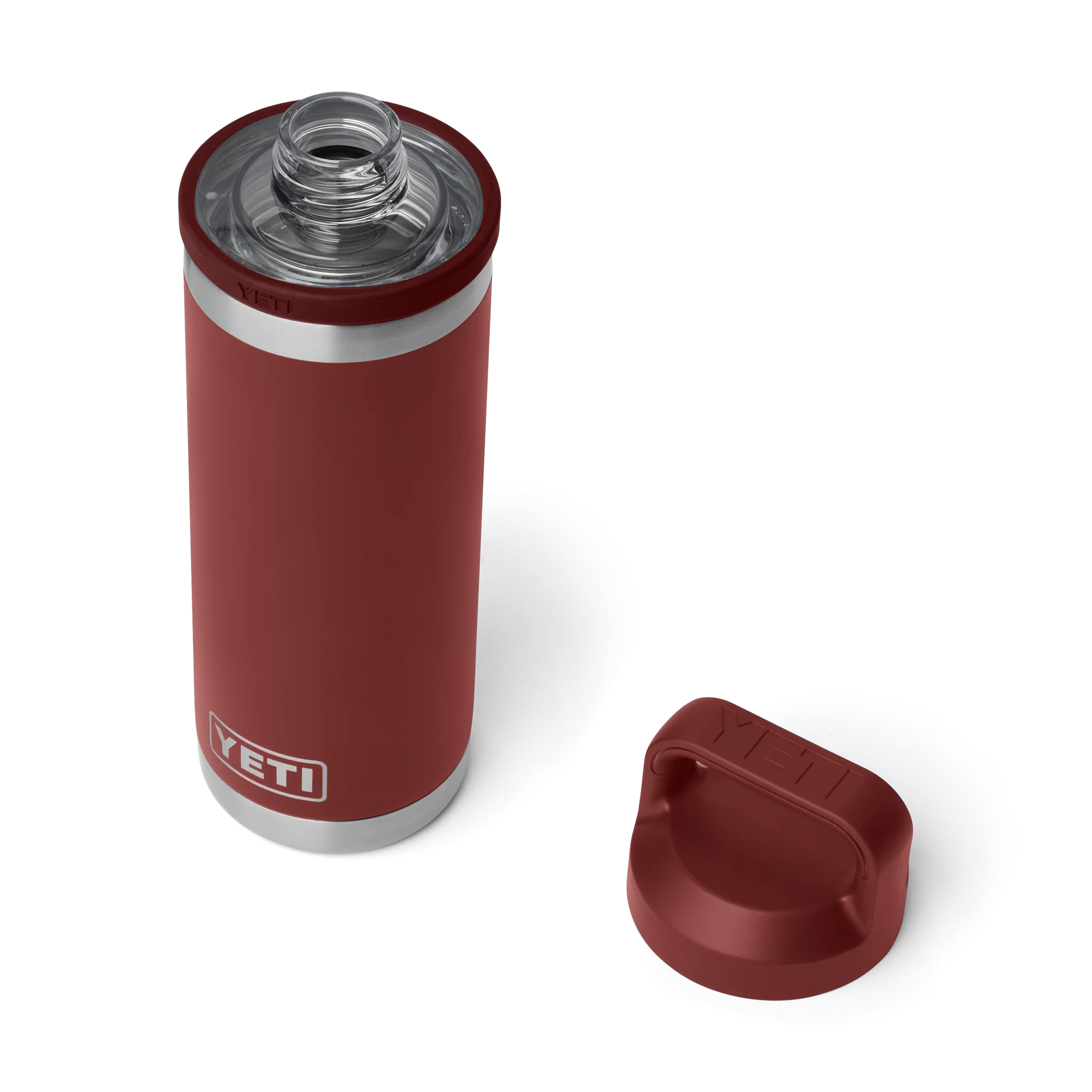 YETI Rambler 18 oz (532ml) Bottle with Chug Cap - Stag Red