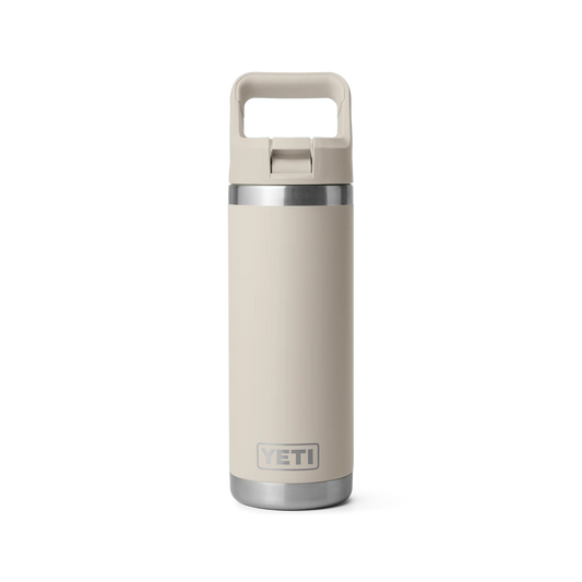 YETI Rambler 18 oz (532ml) Bottle with Colour-Matched Straw Cap - Cape Taupe