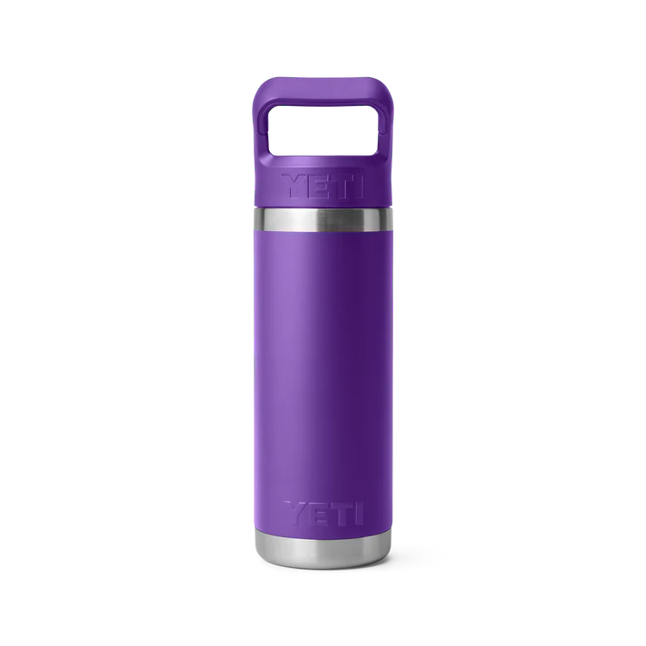 YETI Rambler 18 oz (532ml) Bottle with Colour-Matched Straw Cap - Pace Purple