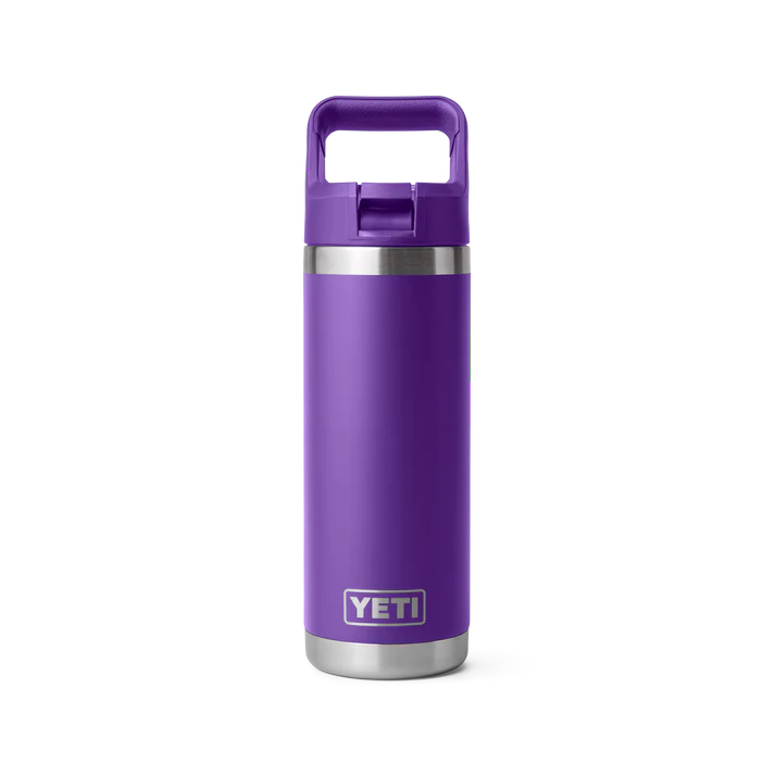 YETI Rambler 18 oz (532ml) Bottle with Colour-Matched Straw Cap - Pace Purple