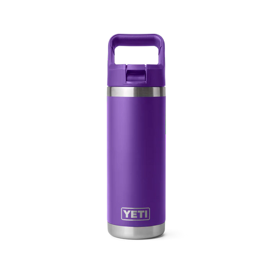 YETI Rambler 18 oz (532ml) Bottle with Colour-Matched Straw Cap - Pace Purple