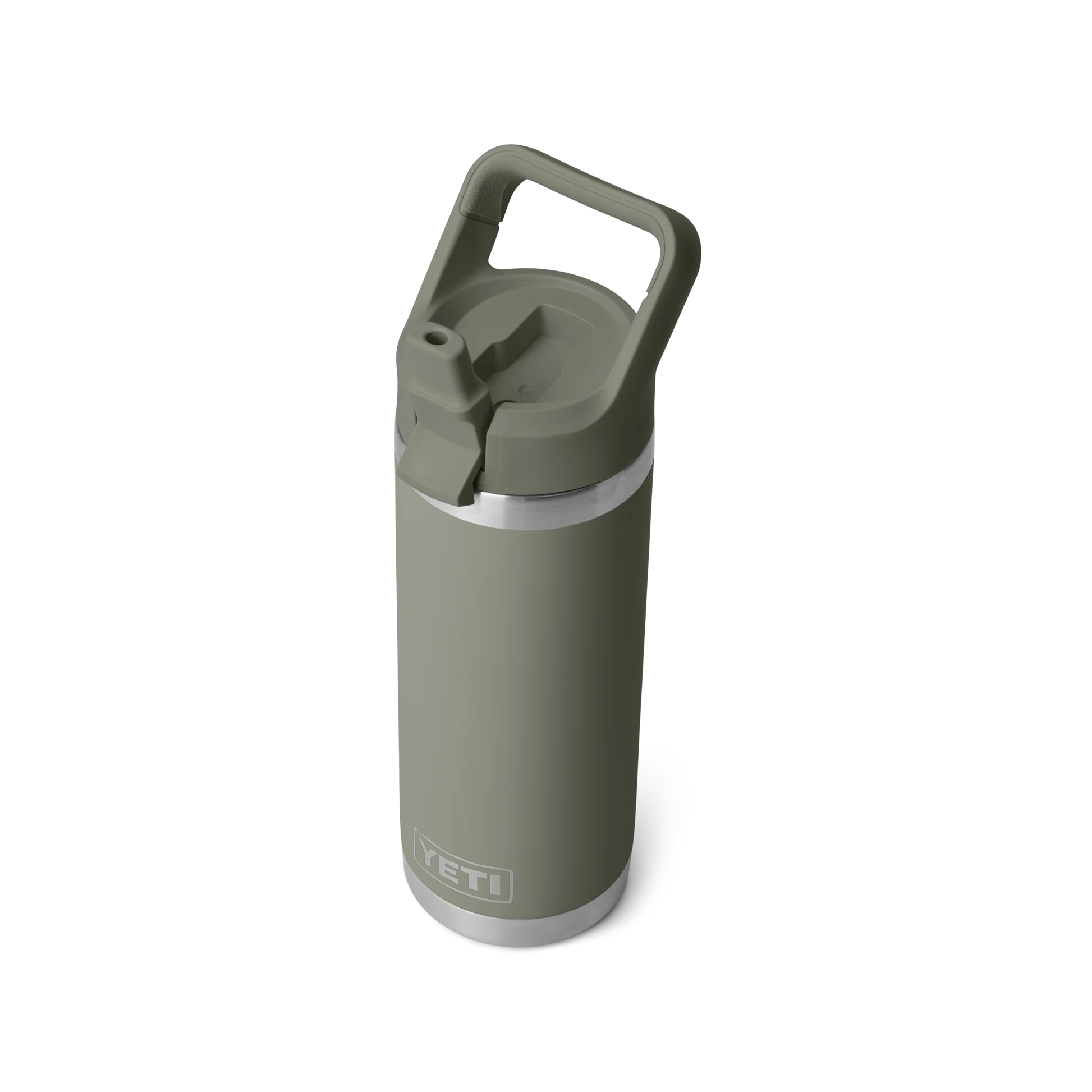 YETI Rambler 18 oz (532ml) Bottle with Colour-Matched Straw Cap - Pampa Green