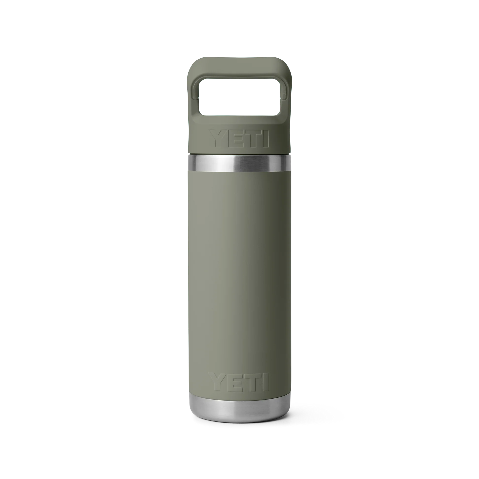 YETI Rambler 18 oz (532ml) Bottle with Colour-Matched Straw Cap - Pampa Green
