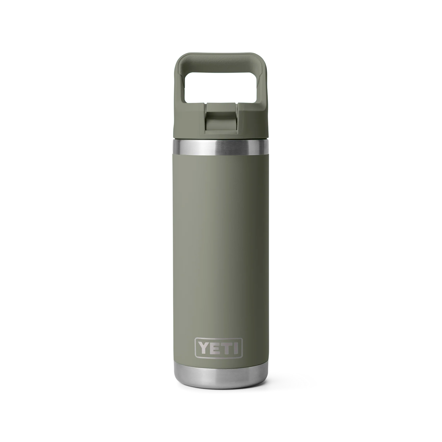 YETI Rambler 18 oz (532ml) Bottle with Colour-Matched Straw Cap - Pampa Green